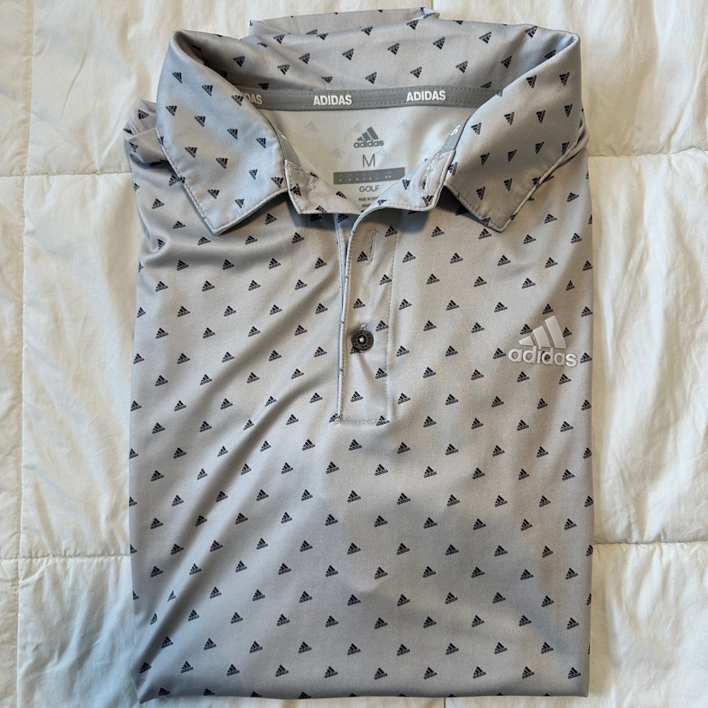 Adidas Golf Men's Gray Golf Shirt